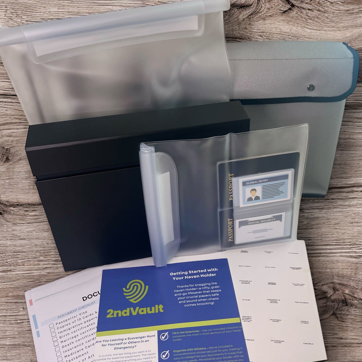 Emergency preparedness document organization system